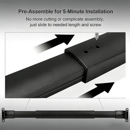 Camper Door Handle RC Screen Door Bar Adjustable RV Screen Door Cross