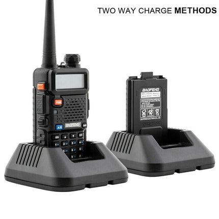 LCD Long Range UHF with Headsets USB Rechargeable