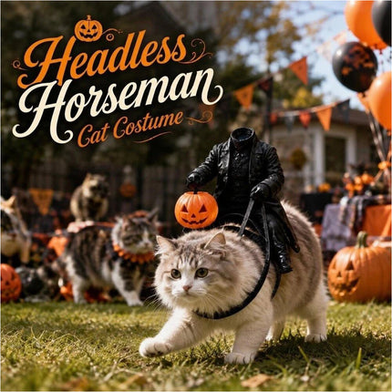 3D Halloween Pet Costume Creative Cat Saddle Costume Pet Clothes