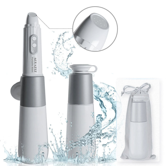 Aquatiz Portable Bidet for Travel, Electric Rechargeable Handheld Travel Bidet