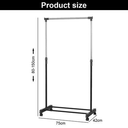 Heavy Duty Clothes Rail Rack Hanging Garment Display Stand Shoe Storage Shelf