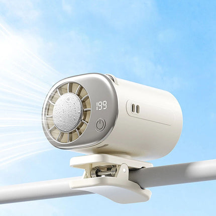 Car Clip On Air Conditioner Fan with 16°C Semiconductor Cooling Chips 199 Speeds