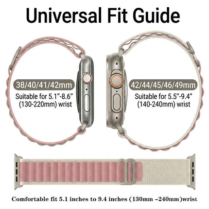 For Apple Watch iWatch Band Strap 9 8 7 6 SE 46mm 42mm 44mm SE Nylon Alpine
