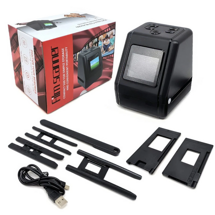 Film Scanner 35mm 110 Slide Negative Converter Photo Digital Image Viewer 2" LCD