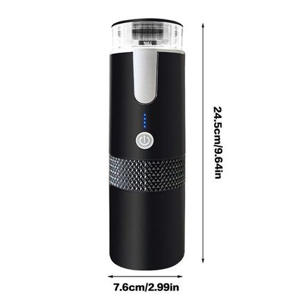 Portable Electric Espresso Maker with K Cup Capsules for Office Travel Camping