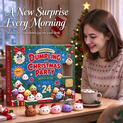Christmas Squishies Advent Calendar 2026 Countdown Calendar, 24 Squish Toys
