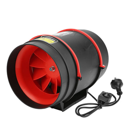 High-Performance Vent Inline Fan 6'' 8 '' Exhaust Ventilation Tube Duct W/Speed Controller