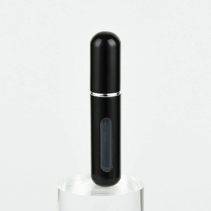 2Pcs Mini Perfume Atomizer Bottle 8ml Empty Small Spray Bottle for Travel Black