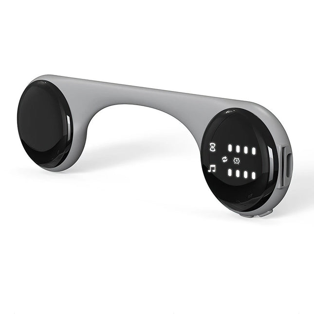 Under-Pillow Bone Conduction Sleep Speaker Bluetooth 5.4, White Noise,Sleep Aid Grey