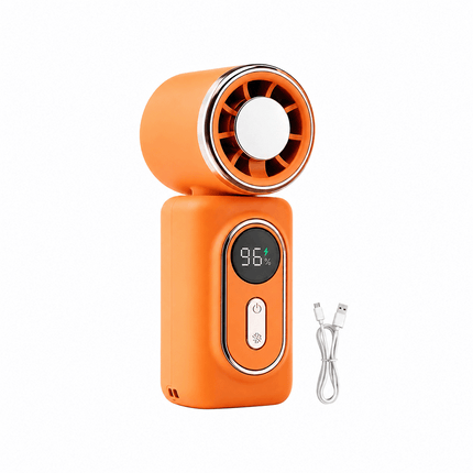 Portable Mini Semiconductor Cooling fan 5-Speed Airflow Control Rechargeable