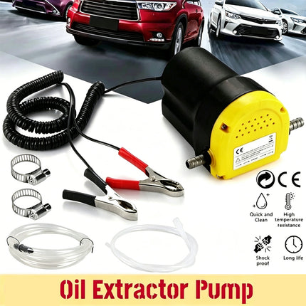 Car Engine Oil Pump 12V Electric Auto Oil Fluid Sump Extractor Scavenge Pump