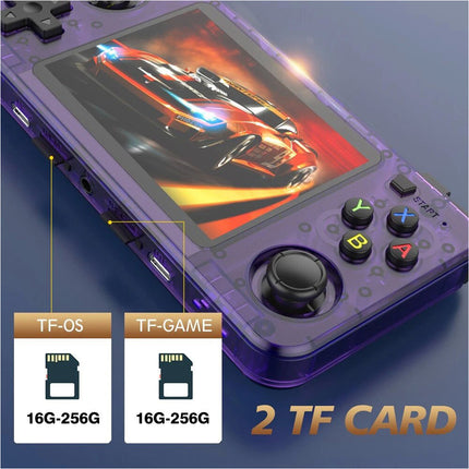 20000+ Games 3.5inch Portable Video Game Consoles Retro Handheld Console Purple 128G
