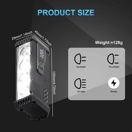 Waterproof Super Bright LED Bike Light USB Rechargeable Bicycle Front Headlight