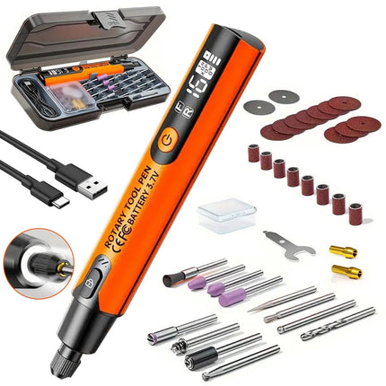 Mini Electric Engraving Pen Set Grinding Wood Jade Carving Polishing Machine