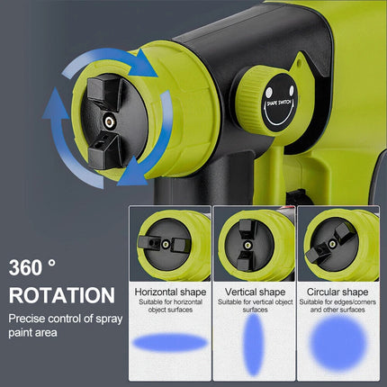 Cordless High Pressure Airless  Paint Sprayer For Ryobi/Makita Battery 18V