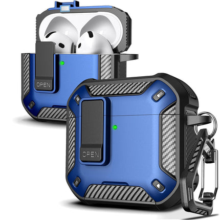 For Apple Airpods 3d Case Cover Heavey Duty Shockproof Protector Blue