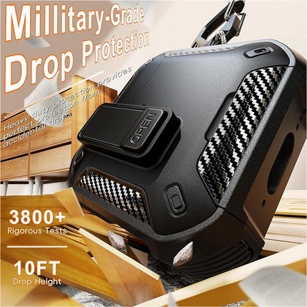 Apple Airpods Pro 4 Case Cover Heavey Duty Shockproof Protector Black