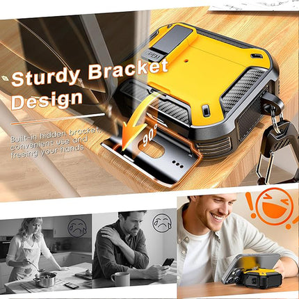 For Apple Airpods 3d Case Cover Heavey Duty Shockproof Protector Yellow