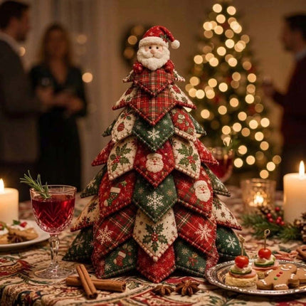 Handcraft DIY Quilted Christmas Tree Kit Tabletop Decor‘