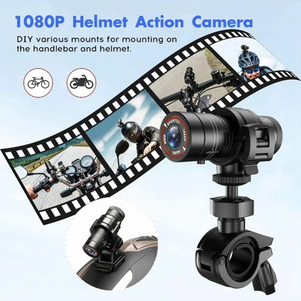 1080P HD WiFi Sports Action Camera for Cycling & Outdoor Activities, Compact Portable Video Camera