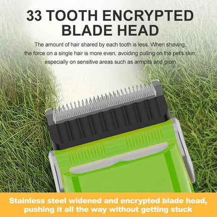 Cat Dog Pet Clippers Hair Electric Clipper Grooming Trimmer Shaver Cordless Kit