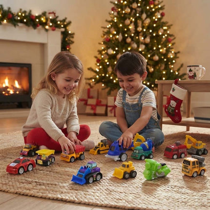 Advent Calendar for Christmas 24-Day Countdown Truck Car Toy Gift