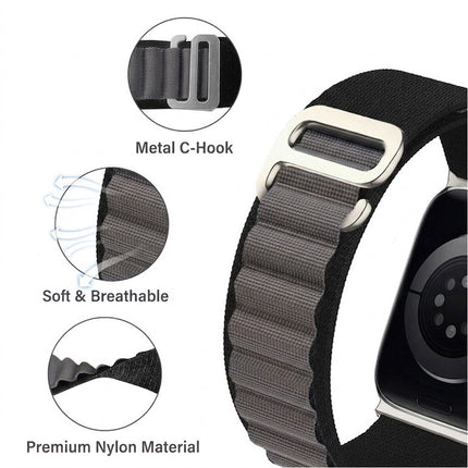 For Apple Watch iWatch Band Strap 9 8 7 6 SE 46mm 42mm 44mm SE Ultra Nylon Alpine