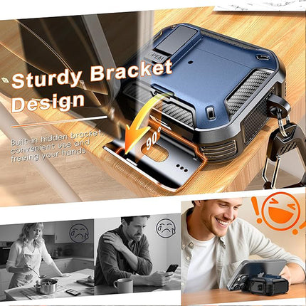 For Apple Airpods pro 2nd USB -C case cover protector Blue