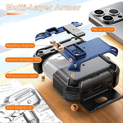 For Apple Airpods pro 2nd USB -C case cover protector Blue