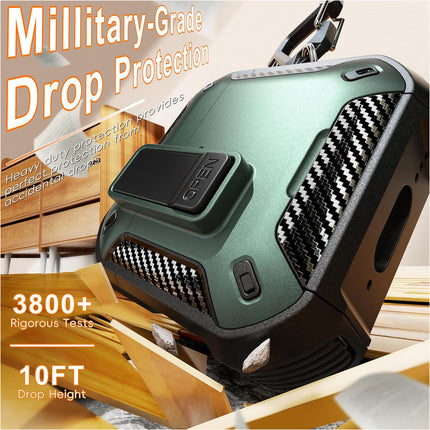 For Apple Airpods 3d Case Cover Heavey Duty Shockproof Protector Green