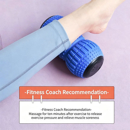 Rechargeable Electric Massage Roller Vibrating Silicone Yoga Ball Muscle Relief