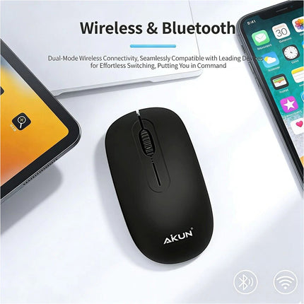 Aikun Bx2510 Wireless Keyboard and Mouse Combo Set 2.4G Cordless Optical for PC