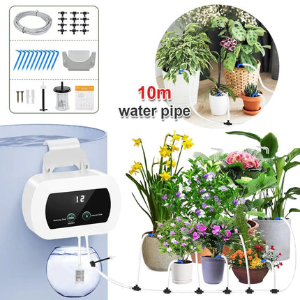 Automatic Drip Irrigation System Plant Controller Self Watering Git Garden