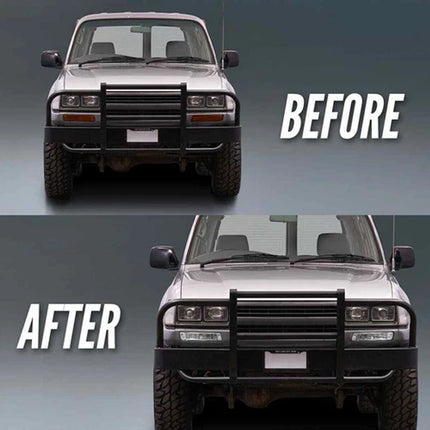 1 Pair Front Turn Indicators Bumper Light For Toyota Land Cruiser HZJ80 Series