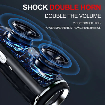 200W Portable Bluetooth Speaker IPX2 Waterproof Outdoor HIFI Pillar Speaker Subw