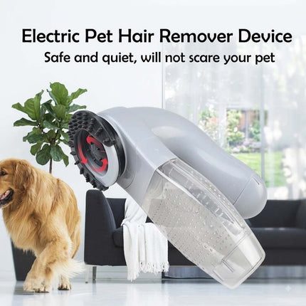 Electric Pet Hair Remover Grooming Brush Vacuum Cleaner for Dog Cat Trimmer Comb