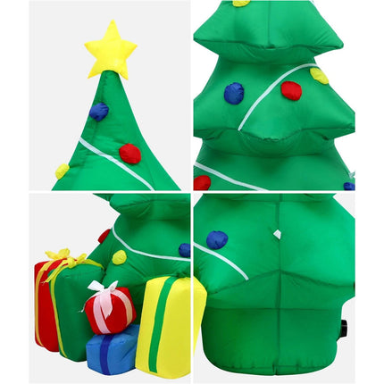 Christmas Inflatable Tree Gifts 1.5M Xmas Decor LED Lights Outdoor