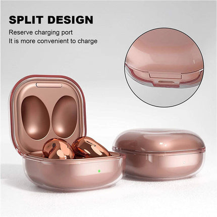 2 Pcs Silicone Protective Cover Case Clear Samsung Galaxy Buds 2 Live Pro Earbuds With