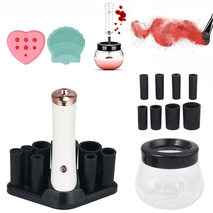 Electric Beauty Makeup Brush Cleaner Dryer Machine Automatic Spinner Brushes