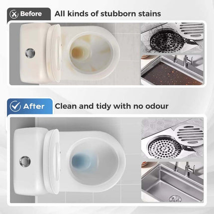 2X Crystal Lye Drain Opener Powder, All-Purpose Drain Cleaner for Kitchen