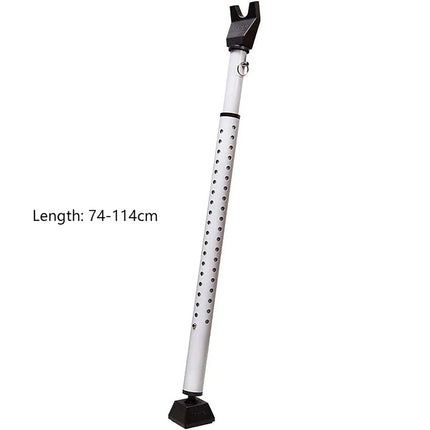 Adjustable Door Handle Home Security Bar Rod Brace Jammer Lock Stopper