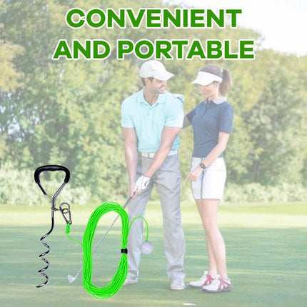 Golf Training Tool for Drivers & Irons - Practice Your Swing Neon Green