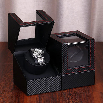 Single Automatic Watch Winder Storage Display Case Box With Silent Xmas Gift AU