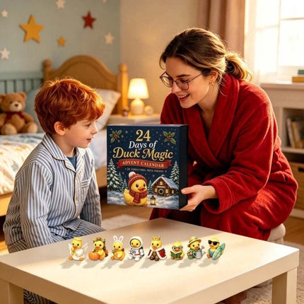 2026 Duck Christmas Advent Arrival Calendar Doll Contains 24Pcs Duck Toys Gift
