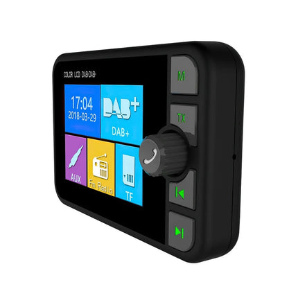 2.4" In-Car DAB/DAB+ Digital Radio Adapter LCD FM Transmitter USB