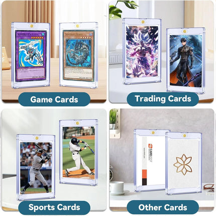25 Card Holders 35pt One Touch UV Protect Toploader Card Sleeves Ultra