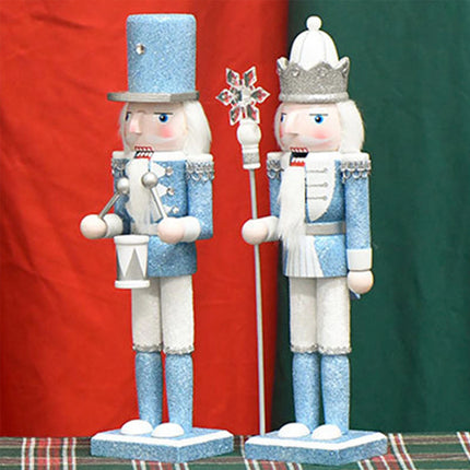 Wooden Nutcracker Soldier Gift Christmas Ornaments Xmas Party Decor 30cm