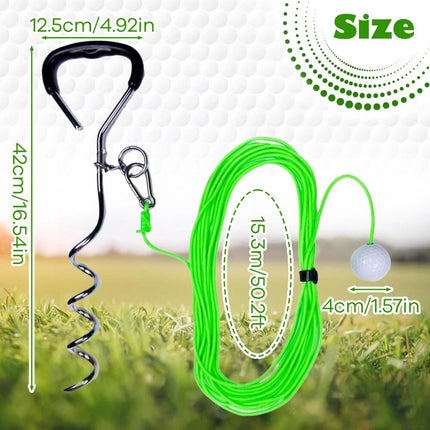 Golf Training Tool for Drivers & Irons - Practice Your Swing Neon Green