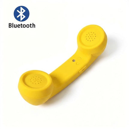 Cordless Telephone Handset Retro Wireless Mobile Phone Receivers Yellow