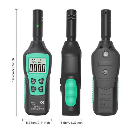 Electromagnetic Field-Tester Digital Reader EMF Meter Radiation-Detector AU